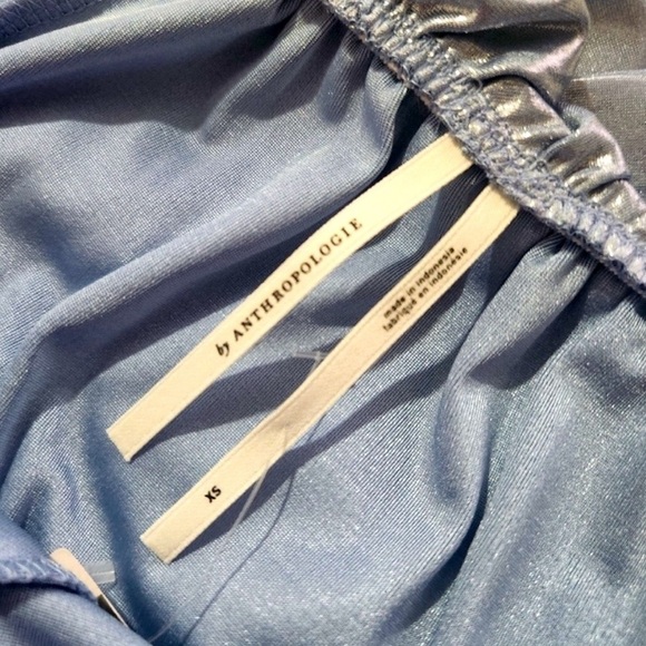 ❤️ NWT Anthropologie Shine Ruffle Tank- XS - Picture 4 of 9